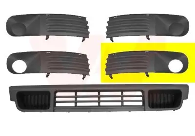 Lüftungsgitter, Stoßfänger vorne links VAN WEZEL 5896593 Bild Lüftungsgitter, Stoßfänger vorne links VAN WEZEL 5896593