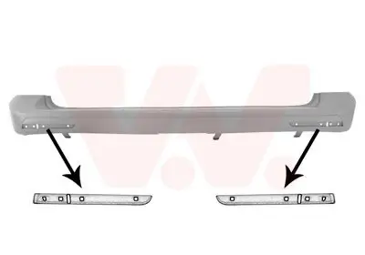 Stoßfänger hinten VAN WEZEL 5897546