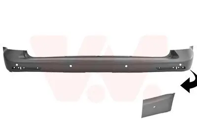 Stoßfänger hinten VAN WEZEL 5897548 Bild Stoßfänger hinten VAN WEZEL 5897548