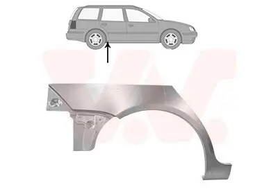 Seitenwand hinten rechts VAN WEZEL 5898148 Bild Seitenwand hinten rechts VAN WEZEL 5898148