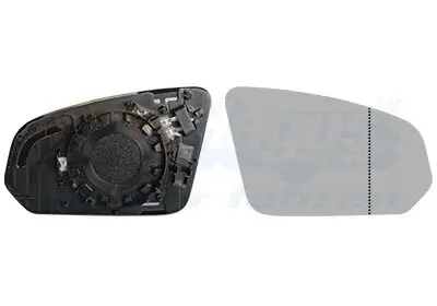 Spiegelglas, Außenspiegel rechts VAN WEZEL 5914838 Bild Spiegelglas, Außenspiegel rechts VAN WEZEL 5914838