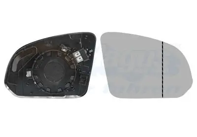Spiegelglas, Außenspiegel rechts VAN WEZEL 5917838 Bild Spiegelglas, Außenspiegel rechts VAN WEZEL 5917838