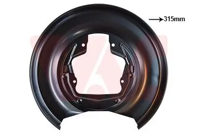 Spritzblech, Bremsscheibe Hinterachse VAN WEZEL 5920373 Bild Spritzblech, Bremsscheibe Hinterachse VAN WEZEL 5920373