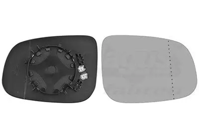 Spiegelglas, Außenspiegel rechts VAN WEZEL 5922838