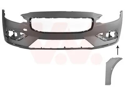 Stoßfänger vorne VAN WEZEL 5929575 Bild Stoßfänger vorne VAN WEZEL 5929575