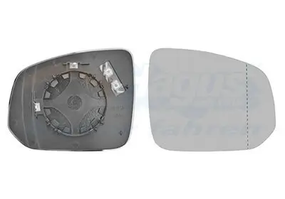 Spiegelglas, Außenspiegel rechts VAN WEZEL 5999838