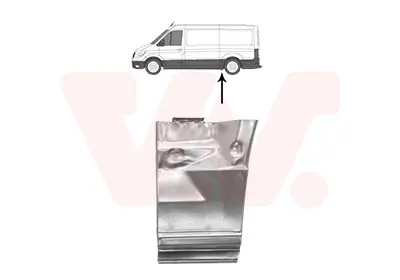 Seitenwand hinten links vor der Achse VAN WEZEL 6425141