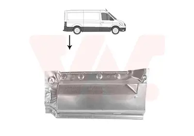 Seitenwand hinten rechts hinter der Achse VAN WEZEL 6425144 Bild Seitenwand hinten rechts hinter der Achse VAN WEZEL 6425144