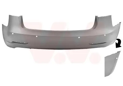 Stoßfänger hinten VAN WEZEL 6904546 Bild Stoßfänger hinten VAN WEZEL 6904546