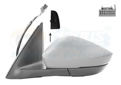 Außenspiegel links VAN WEZEL 7611827