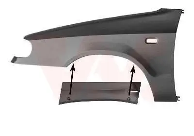 Kotflügel vorne links VAN WEZEL 7616655 Bild Kotflügel vorne links VAN WEZEL 7616655