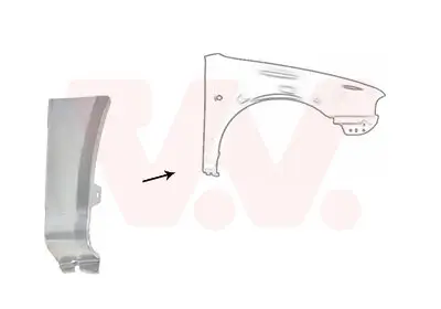 Kotflügel vorne rechts unten VAN WEZEL 7620156 Bild Kotflügel vorne rechts unten VAN WEZEL 7620156