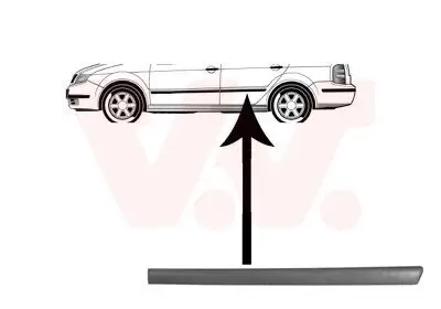 Zier-/Schutzleiste, Tür VAN WEZEL 7625425 Bild Zier-/Schutzleiste, Tür VAN WEZEL 7625425