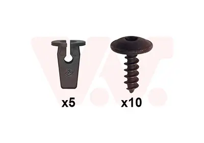 Montagesatz, Stoßfänger hinten VAN WEZEL 7629793