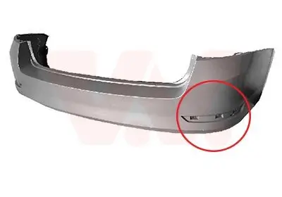 Stoßfänger hinten VAN WEZEL 7632546