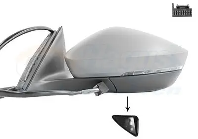 Außenspiegel links VAN WEZEL 7638827 Bild Außenspiegel links VAN WEZEL 7638827