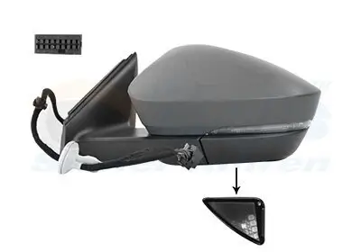 Außenspiegel links VAN WEZEL 7644817 Bild Außenspiegel links VAN WEZEL 7644817