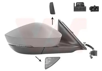 Außenspiegel rechts VAN WEZEL 7647828 Bild Außenspiegel rechts VAN WEZEL 7647828