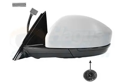 Außenspiegel links VAN WEZEL 7719807