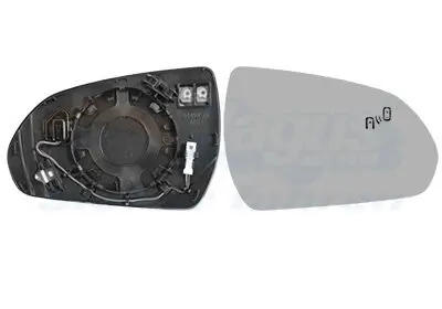 Spiegelglas, Außenspiegel rechts VAN WEZEL 8254836