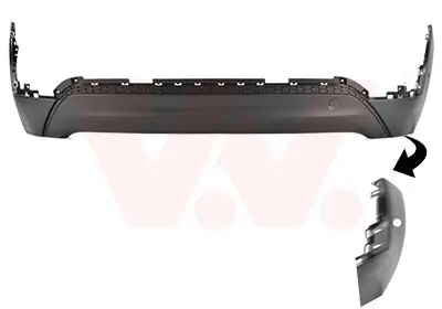 Spoiler hinten VAN WEZEL 8264509