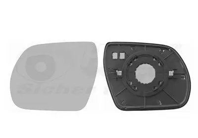 Spiegelglas, Außenspiegel links VAN WEZEL 8268831