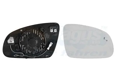 Spiegelglas, Außenspiegel rechts VAN WEZEL 8279836