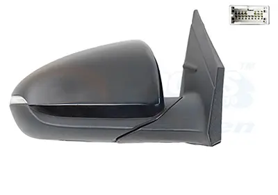 Außenspiegel rechts VAN WEZEL 8282808