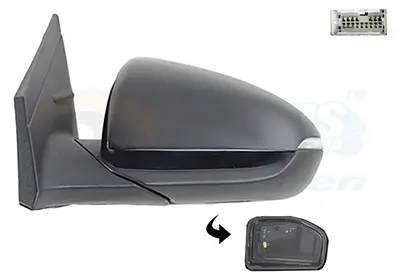 Außenspiegel links VAN WEZEL 8282817