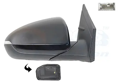 Außenspiegel rechts VAN WEZEL 8282818