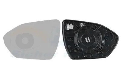 Spiegelglas, Außenspiegel links VAN WEZEL 8296837 Bild Spiegelglas, Außenspiegel links VAN WEZEL 8296837