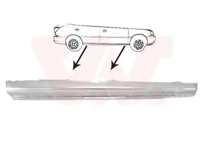 Einstiegsblech VAN WEZEL 8315104 Bild Einstiegsblech VAN WEZEL 8315104
