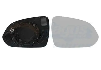 Spiegelglas, Außenspiegel rechts VAN WEZEL 8327832