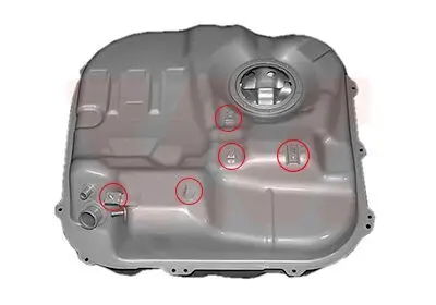 Kraftstoffbehälter VAN WEZEL 8353082