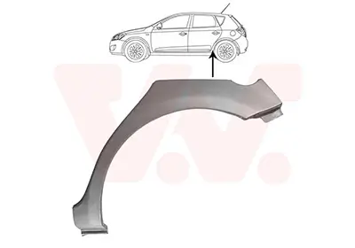 Seitenwand hinten links VAN WEZEL 8353147