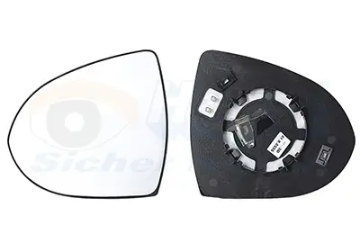 Spiegelglas, Außenspiegel links VAN WEZEL 8383837