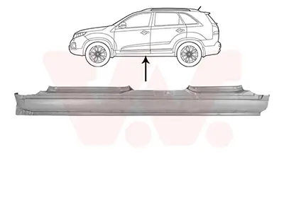 Einstiegsblech links VAN WEZEL 8385103 Bild Einstiegsblech links VAN WEZEL 8385103