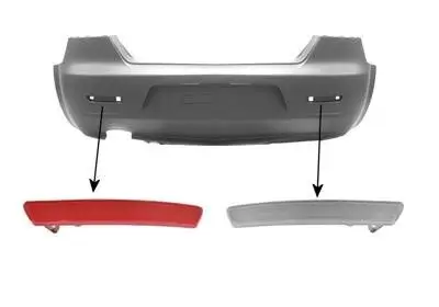 Rückstrahler links VAN WEZEL 0160939 Bild Rückstrahler links VAN WEZEL 0160939