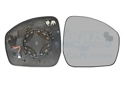 Spiegelglas, Außenspiegel rechts VAN WEZEL 0258836