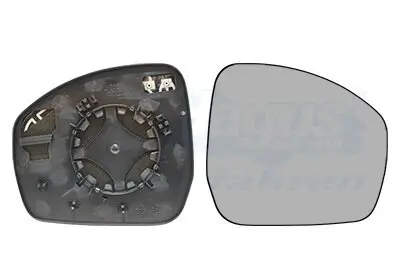 Spiegelglas, Außenspiegel rechts VAN WEZEL 0258838