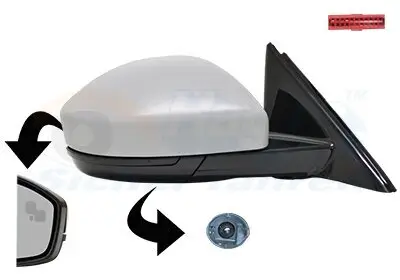 Außenspiegel rechts VAN WEZEL 0261828 Bild Außenspiegel rechts VAN WEZEL 0261828