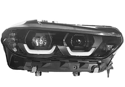 Hauptscheinwerfer rechts VAN WEZEL 0592968 Bild Hauptscheinwerfer rechts VAN WEZEL 0592968