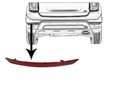 Rückstrahler links Stoßfänger VAN WEZEL 1604929 Bild Rückstrahler links Stoßfänger VAN WEZEL 1604929
