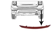 Rückstrahler rechts Stoßfänger VAN WEZEL 1604930