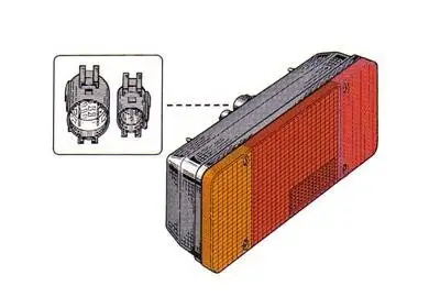 Heckleuchte VAN WEZEL 1650925