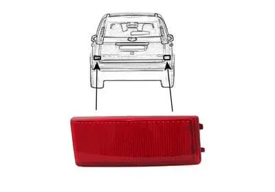 Rückstrahler hinten rechts VAN WEZEL 1862940 Bild Rückstrahler hinten rechts VAN WEZEL 1862940