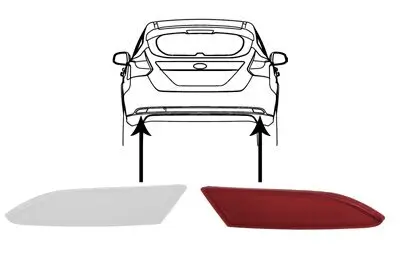 Rückstrahler rechts VAN WEZEL 1945940
