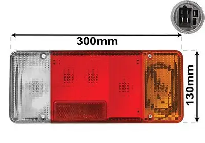 Heckleuchte rechts VAN WEZEL 2810926