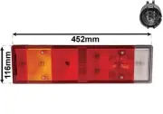 Heckleuchte links VAN WEZEL 2812925