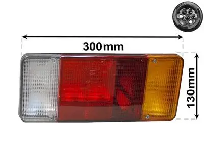 Heckleuchte rechts VAN WEZEL 2813926 Bild Heckleuchte rechts VAN WEZEL 2813926